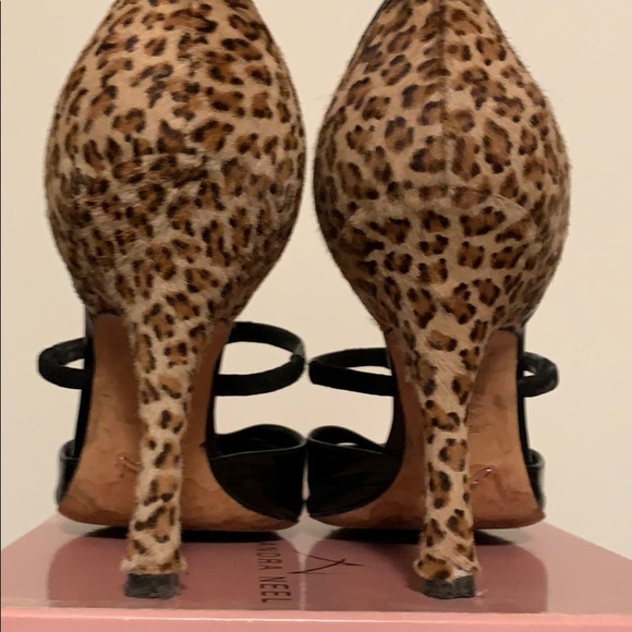 Alexandra Neel leopard print / patent heels - Picture 4 of 10